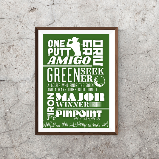 Green Seeker Signature Poster