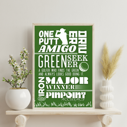 Green Seeker Signature Poster