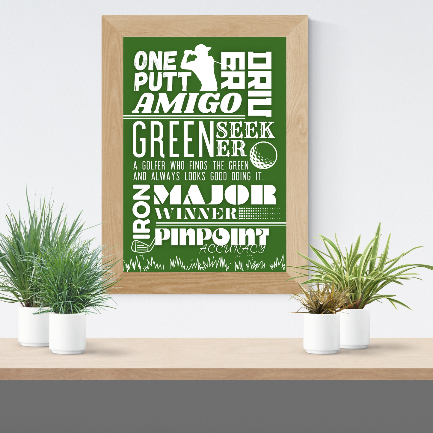Green Seeker Signature Poster