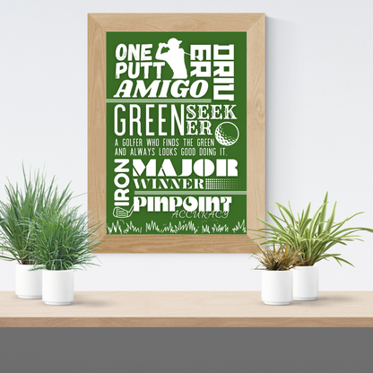 Green Seeker Signature Poster